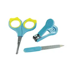 PUMUCKI - Set de Manicure Para Bebé Celeste