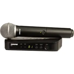 SHURE - Micrófono Inalámbrico De Mano BLX24PG58 - J11 596-616 MHz