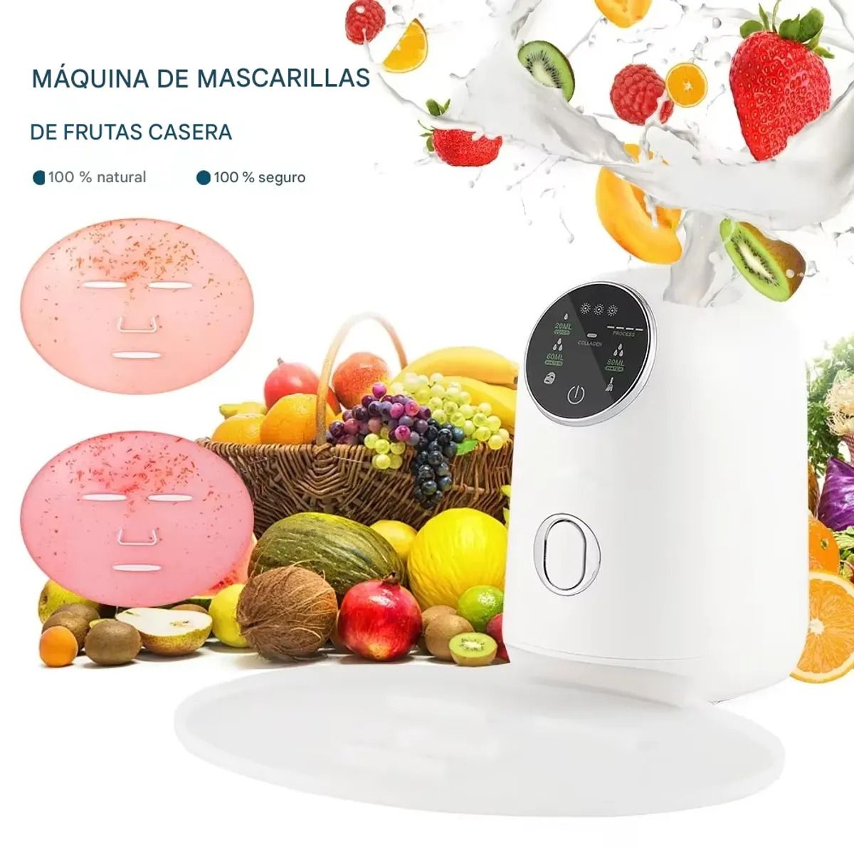 GEN - Máquina para Mascarillas Faciales Naturales Fabricación Automática de Mascarillas de Colágeno