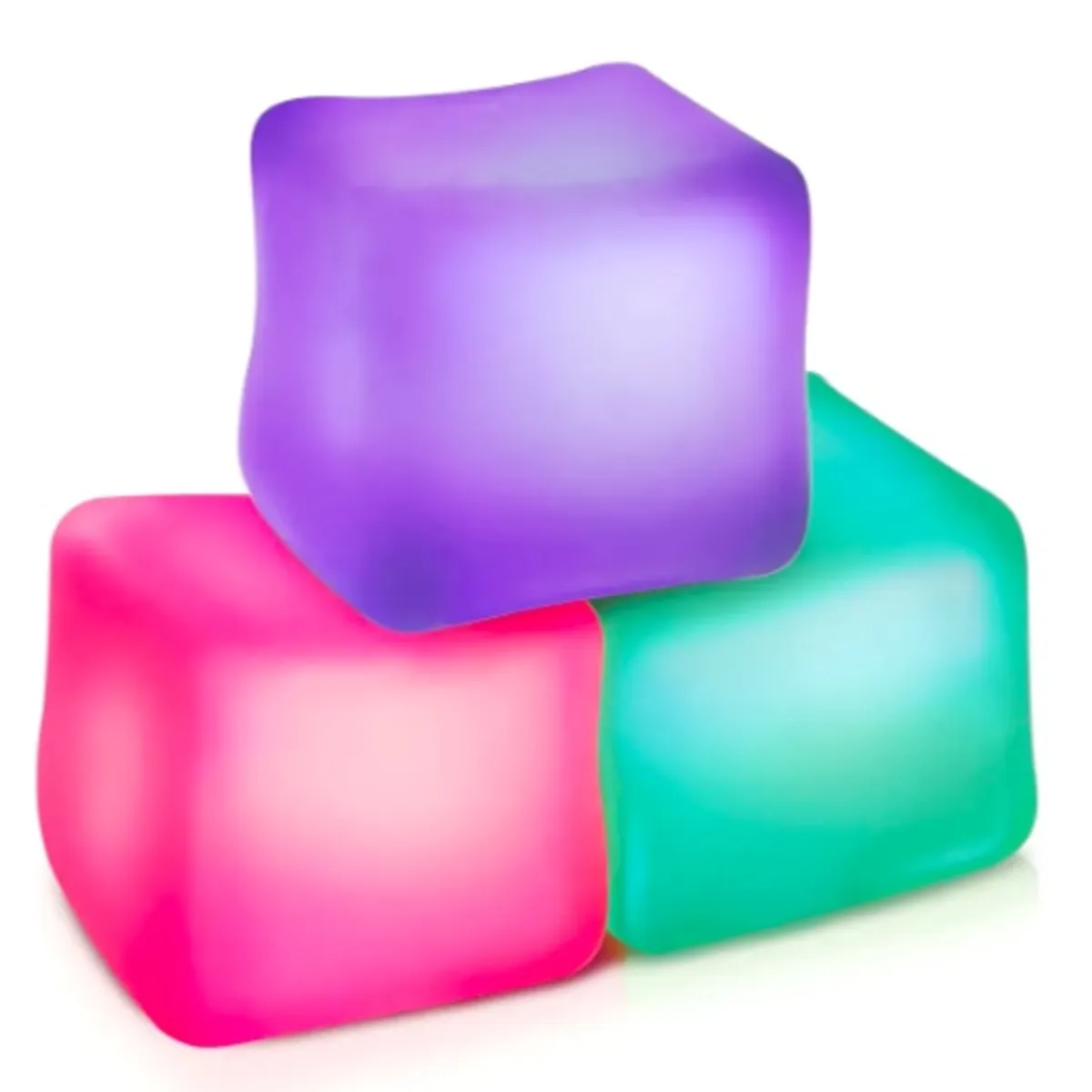 GENERICO - Squishy Cubo Silicona Pack 2