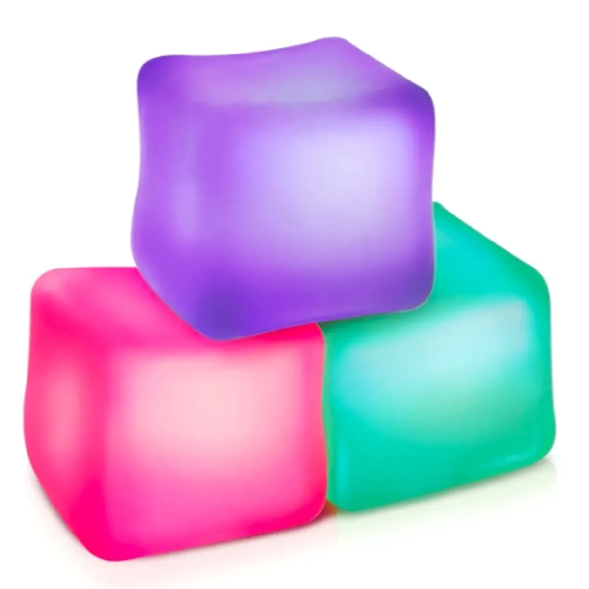 GENERICO - Squishy Cubo Silicona Pack 2