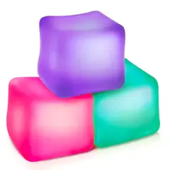 GENERICO - Squishy Cubo Silicona Pack 2
