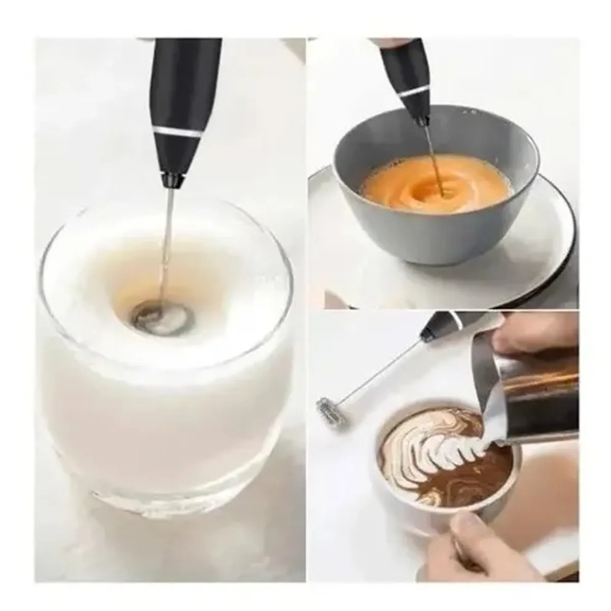 GENERICO - BATIDOR/ESPUMADOR DE CAFÉ/LECHEUSB 3 VELOCIDADES