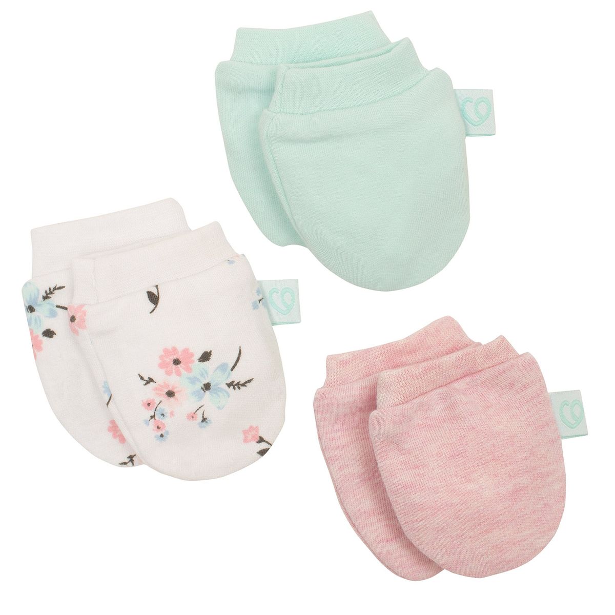 BAMBINO - Set De Mitones Flores