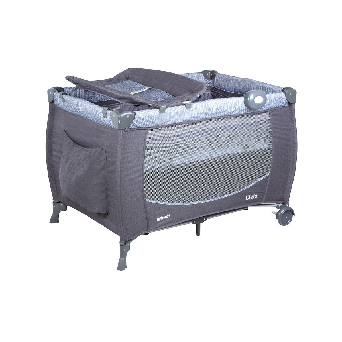 INFANTI - Cuna Playard Cielo Grey Dots Infanti