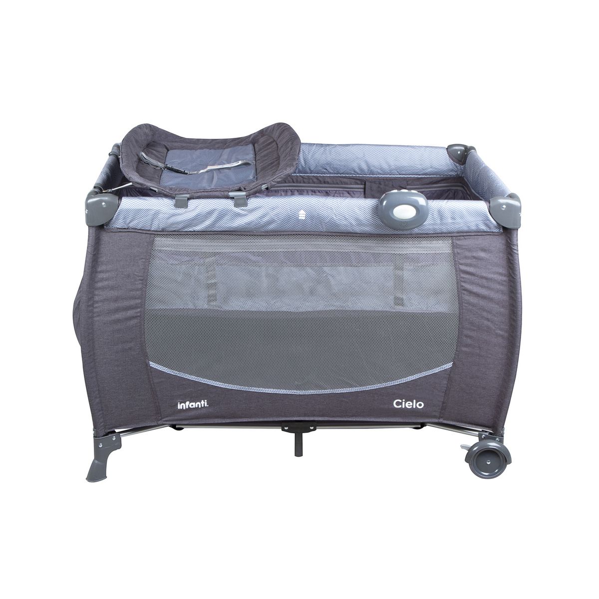 INFANTI - Cuna Playard Cielo Grey Dots Infanti