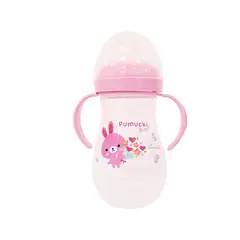 PUMUCKI - Mamadera Premium Boca Ancha Rosado