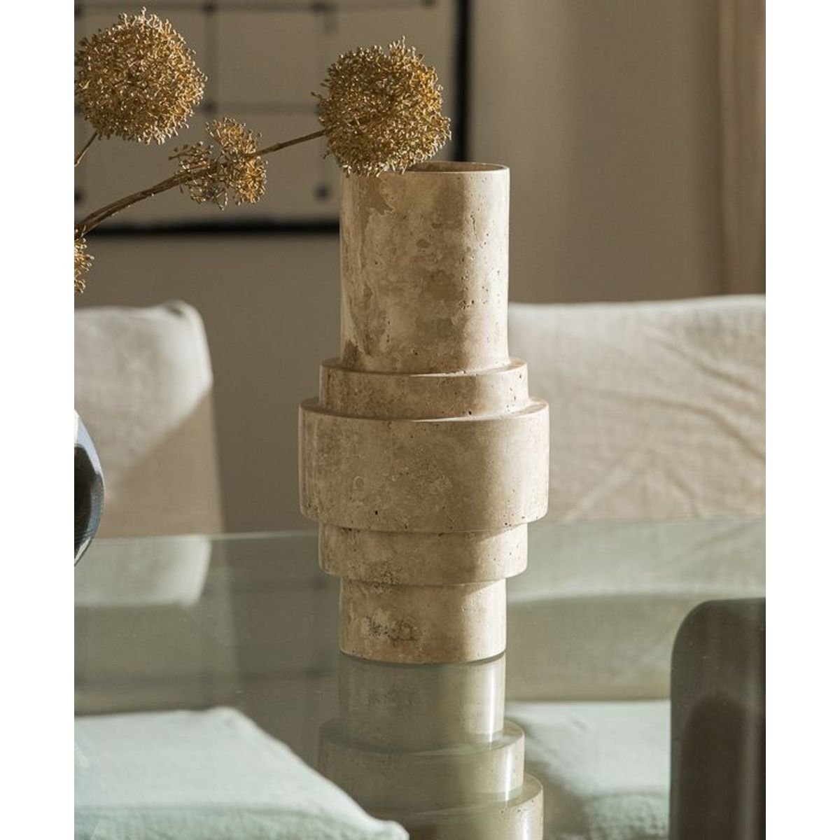 FORASTERO - Totem Decorativo Drama L Forastero Beige