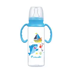 PUMUCKI - Mamadera Anticólico 8oz Celeste