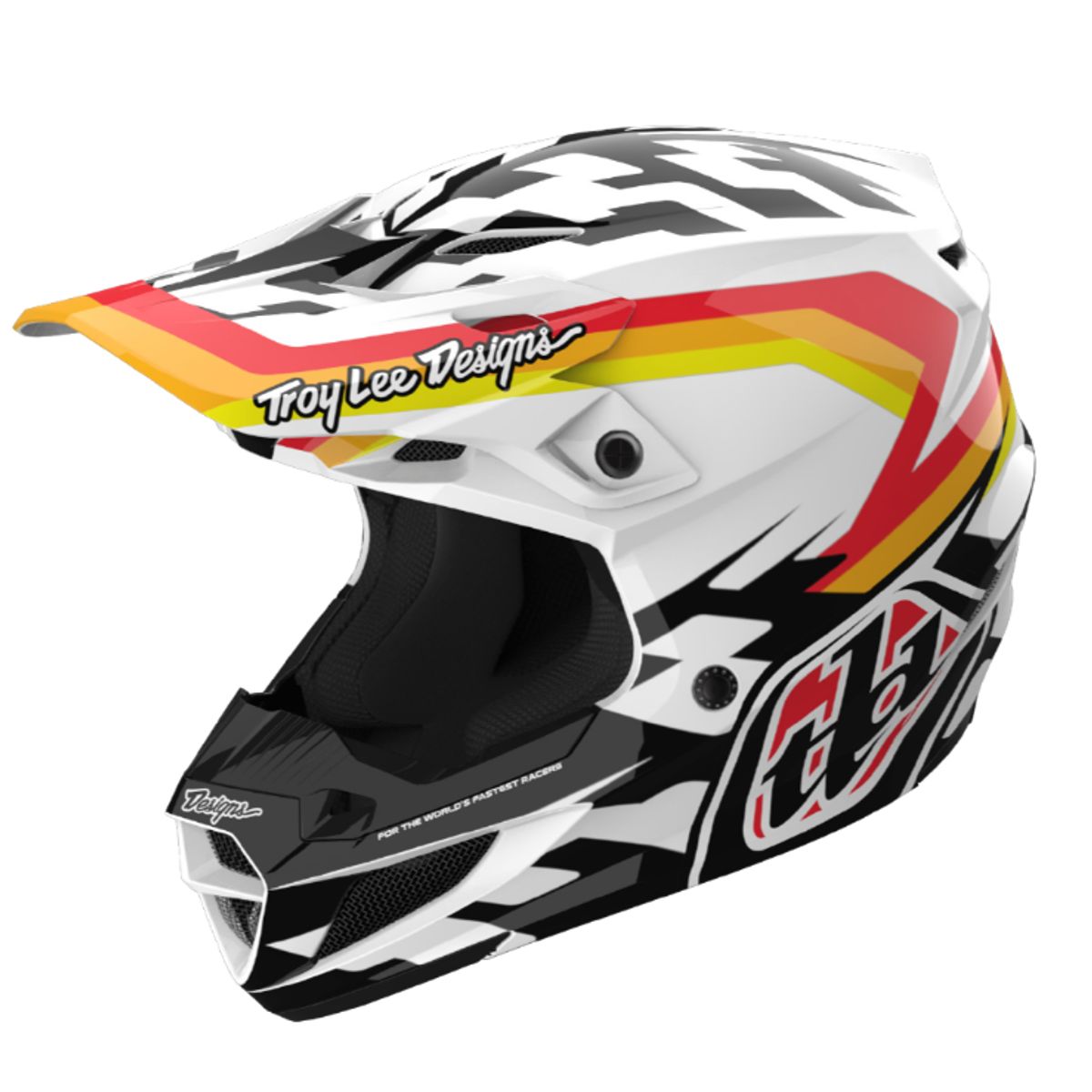 TROY LEE DESIGNS - TROY LEER DESING CASCO SE5 POLYCARBONATE  DASH ORANGE