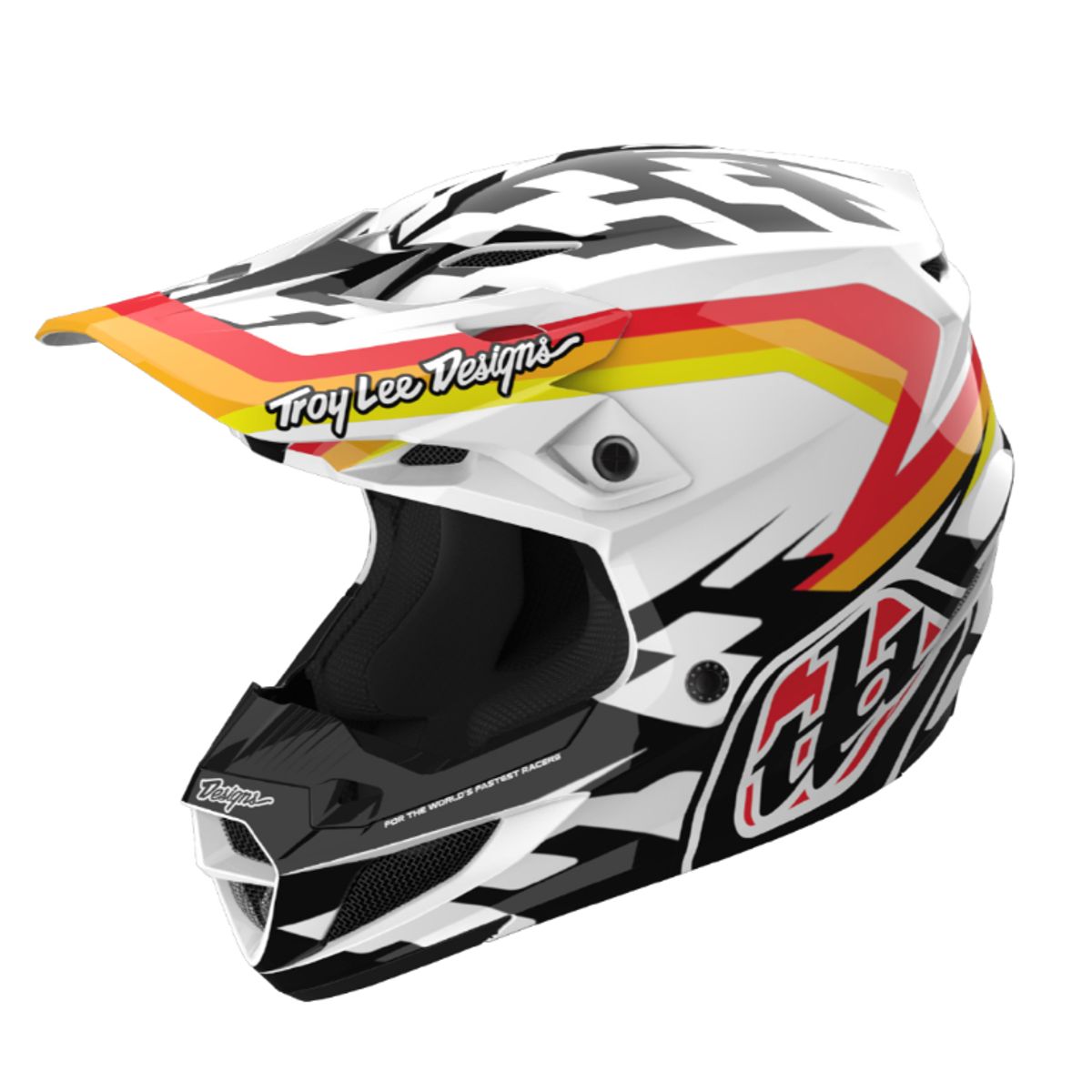 TROY LEE DESIGNS - TROY LEER DESING CASCO SE5 POLYCARBONATE  DASH ORANGE