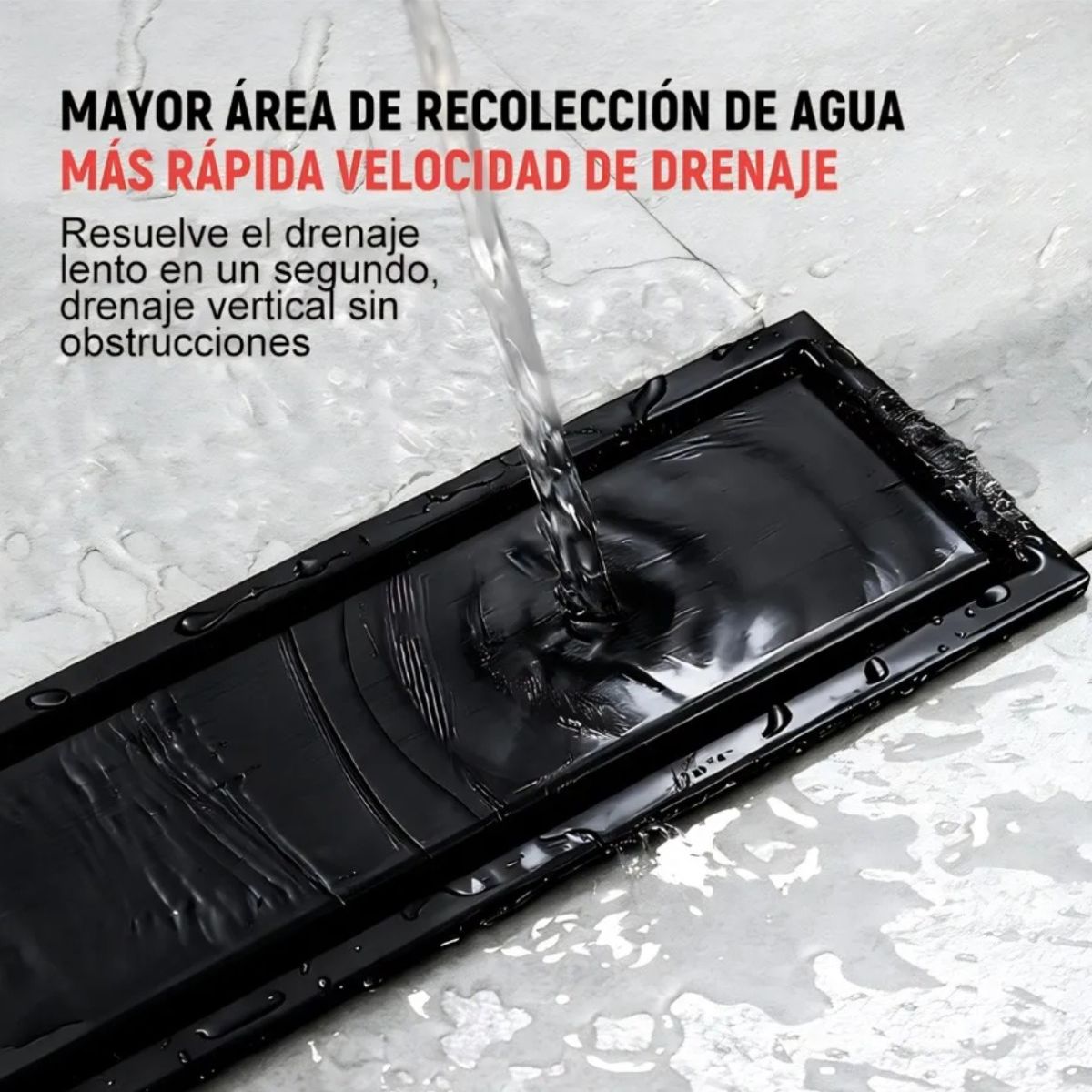 GENERICO - Baño Piso Drenaje De Ducha Coladera Anti-olor Y Oculto 50cm Labg