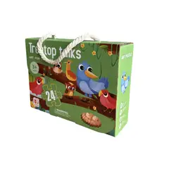 GENERICO - Puzle Infantil 24 Piezas Modelo Pajaros