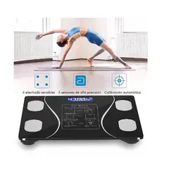 GENERICO - Bascula 180kg App Peso Baño Balanza Digital Inteligente