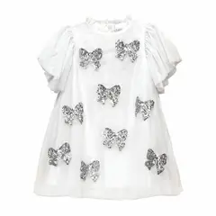 BUBBLE GUMMERS - Vestido Niña Bubblegummers Gloria Blanco