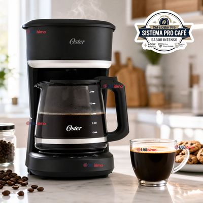 Cafetera De Goteo Oster® De 12 Tazas, Programable, Con