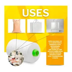 OFERTABKN - Pack 5 Hilo 100% Poliester Cerrar Cosedora Sacos