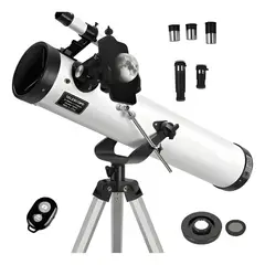 GENERICO - Telescopio Astronómico Newtoniano F70076 Soporte Bluetooth