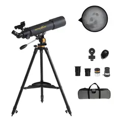 GENERICO - Telescopio Astronómico Profesional 50080m Pro Negro