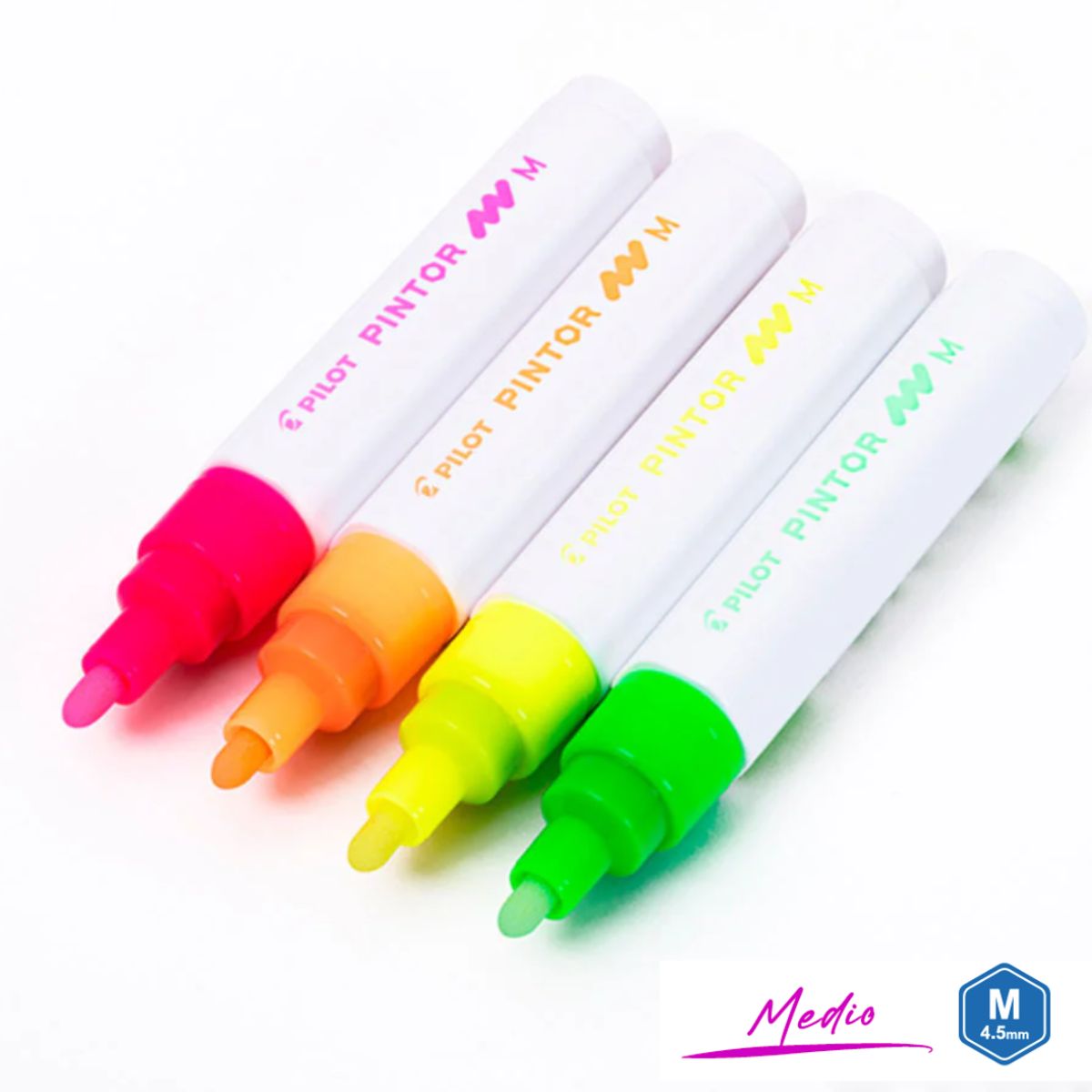 PILOT - Plumones Acrílicos Marcadores Pintor Pilot Punta 4,5mm 4uni