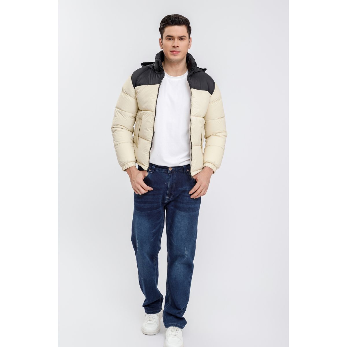 LIKE SHOP - Chaqueta Hombre Parka Impermeable Acolchada Invierno 0010