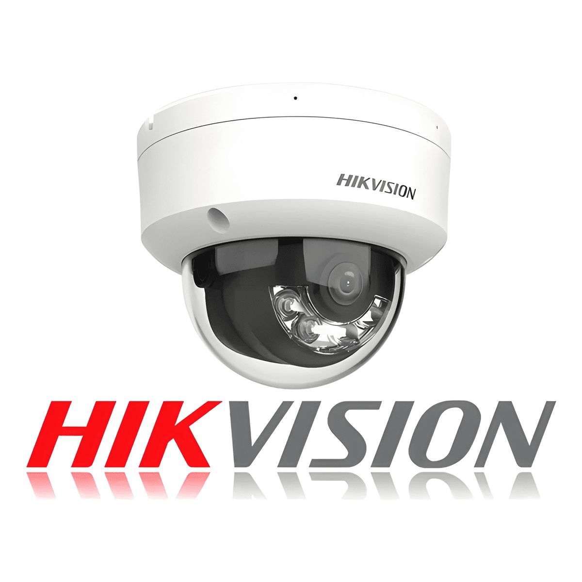 GENERICO - Cámara Ip Antivandalica Hikvision con Micrófono Blanco