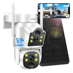 GENERICO - 2nlf 10MP Solar Cámara de Seguridad Wifi Exterior Mod2