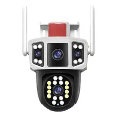 GENERICO - Cámara de Seguridad Exterior Wifi Full HD 8MP IP66 Visión