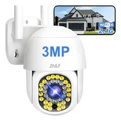 GENERICO - 2nlf Cámara de Seguridad Exterior Wifi Ip 360 Ultra Blanco