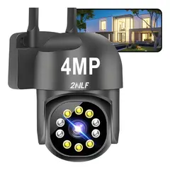 GENERICO - 2nlf Cámara de Seguridad Exterior Wifi Ip 360° 1080p con Led