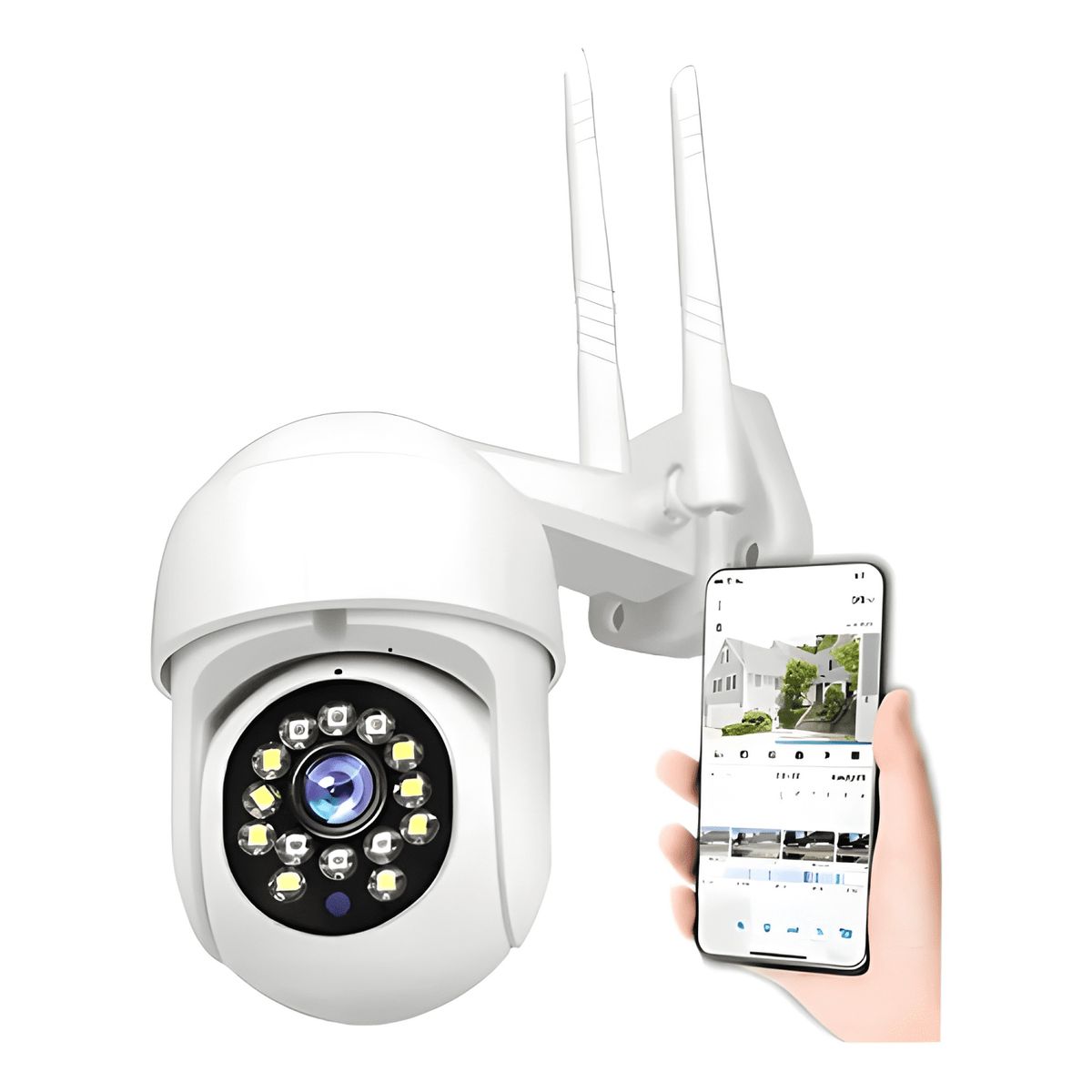 GENERICO - Cámara Ip con Movimiento, Infrarrojo Impermeable Wifi Hd