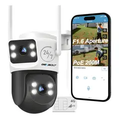 GENERICO - Genbolt® 3g4g Lte Cámara de Vigilancia Exterior con Sim