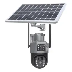 GENERICO - Cámara Ip Solar Qp T22 Wifi Hd 1080p Exterior Seguridad