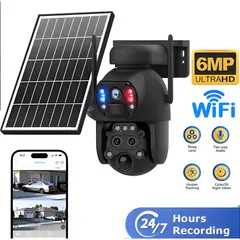 GENERICO - Cámara de Seguridad Solar Wifi Vida Buenas 6mp Ptz Plus