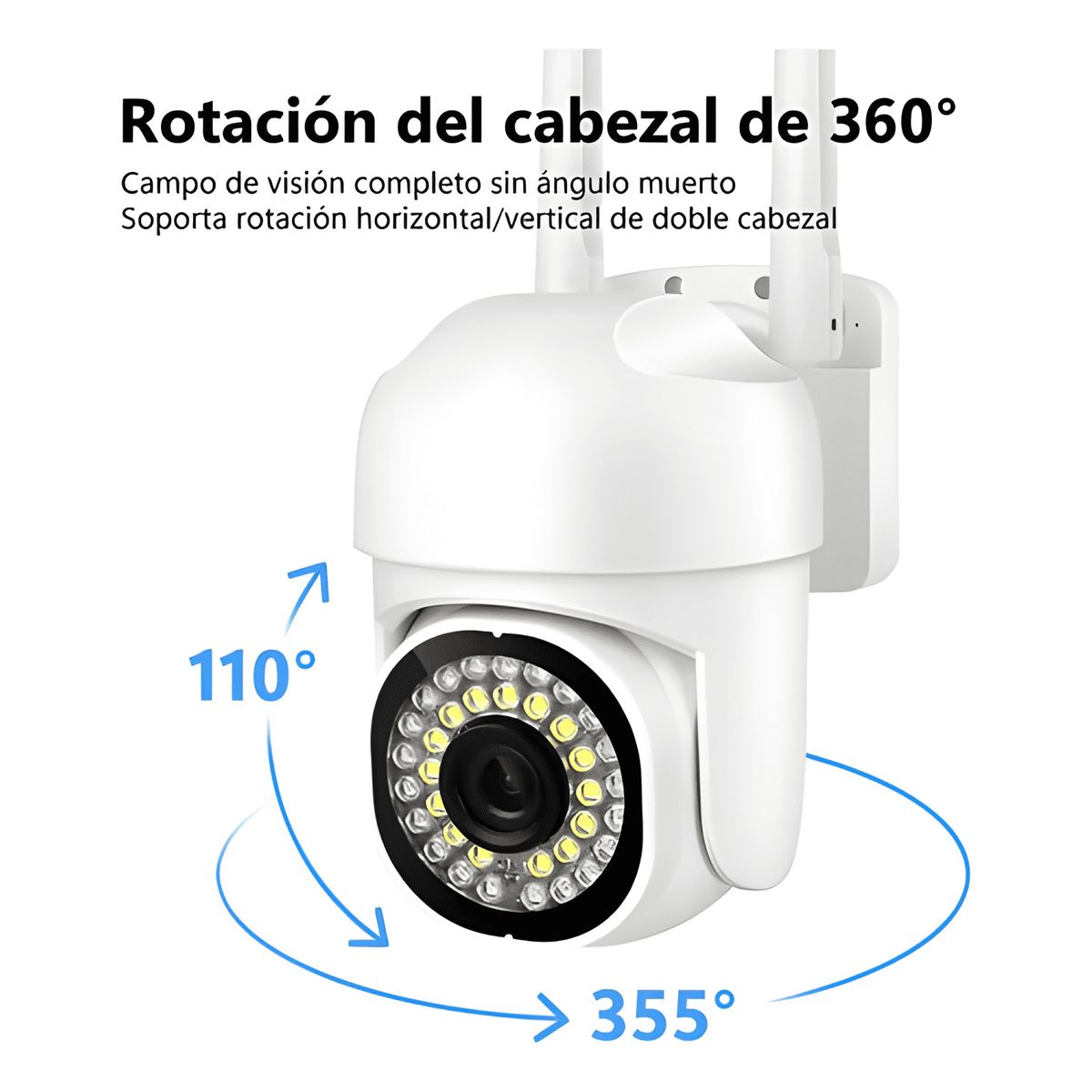 GENERICO - Cámara Ip Wifi Exterior Okaeri Inalámbrica 1080hd