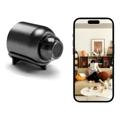 GENERICO - Cámara Mini Wifi 1080p Hd con Visión Nocturna
