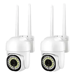 GENERICO - Cámara Supercenter Hogar Wifi Hd 1080p Ptz 2 Unidades Pro
