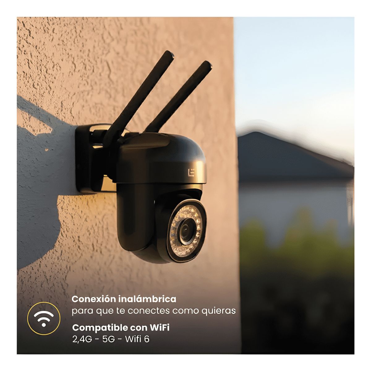 Cámara de Seguridad Impermeable Wifi 5G 2MP Guardpro X5 LEVO, marca GENERICO - Foto 2