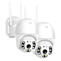 GENERICO - X2 Camaras Domo Ip Wifi Hd Motorizada Nocturna App Yoose
