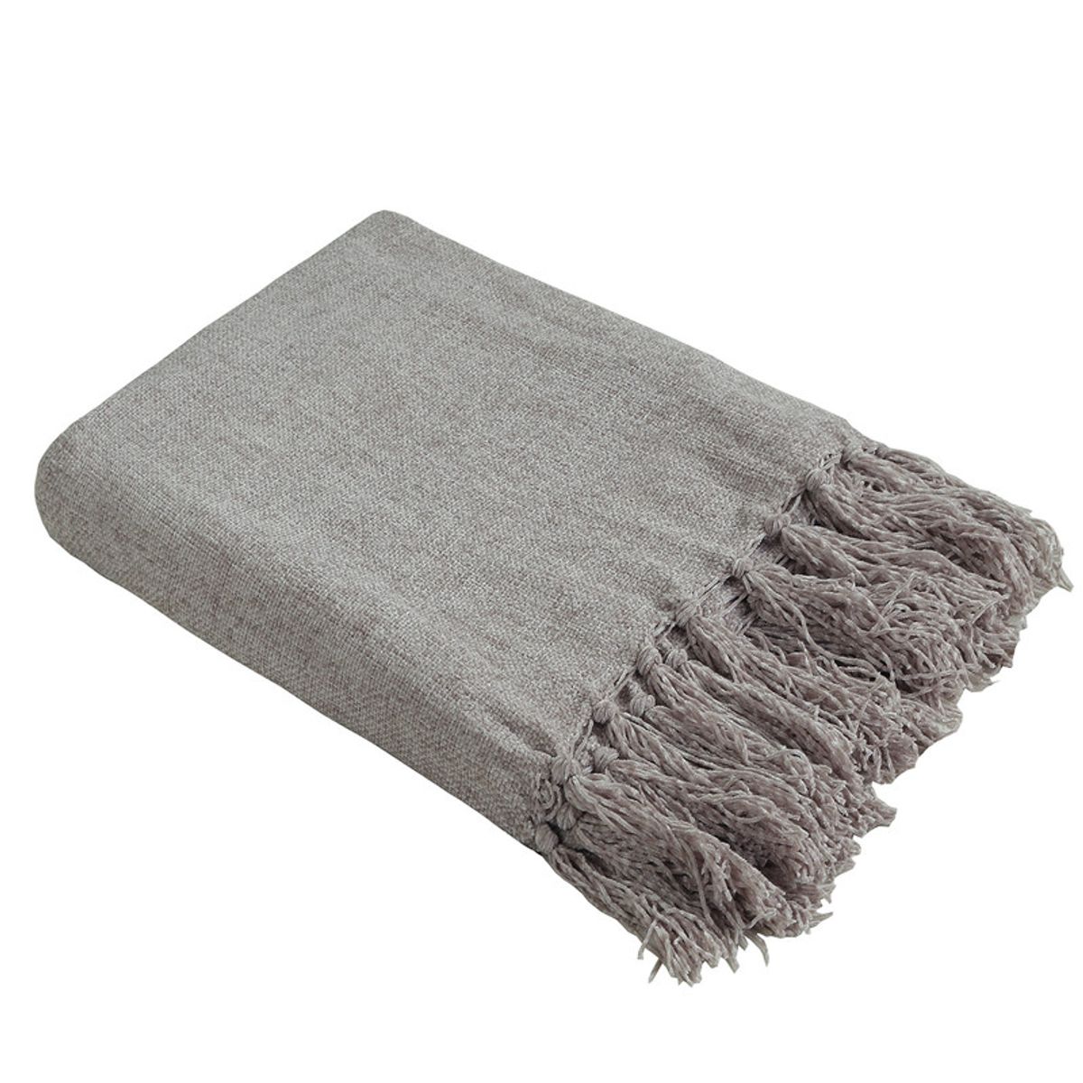 ANDES - MANTA ANDES LISA 125X150  GRIS