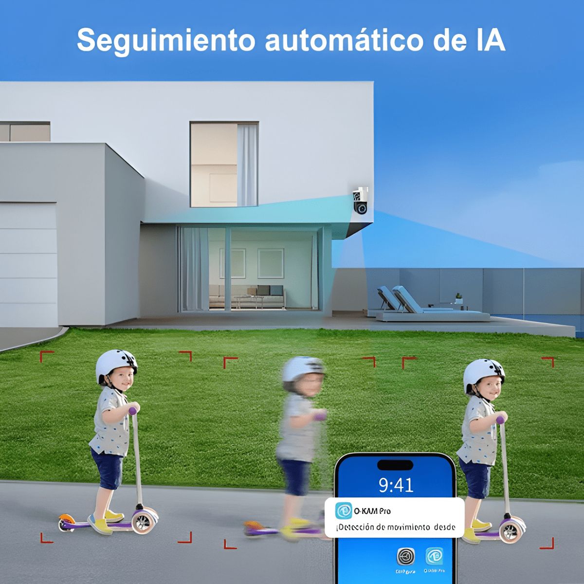 GENERICO - 2nlf Cámara de Seguridad Exterior Wifi Ip 360 Doble III