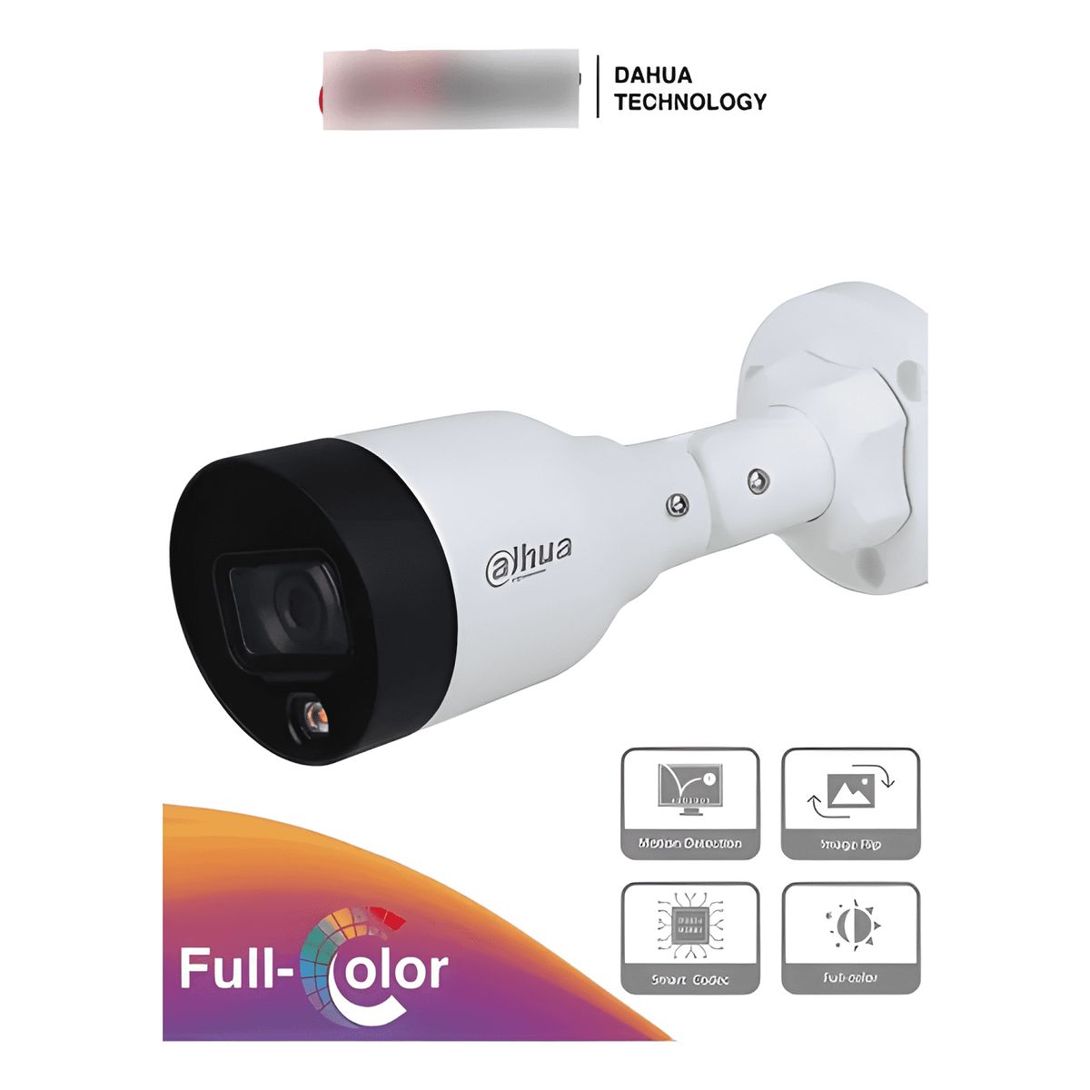 GENERICO - Cámara Ip Bullet Dahua 4mp Full Color 2.8mm 15mts Blanco