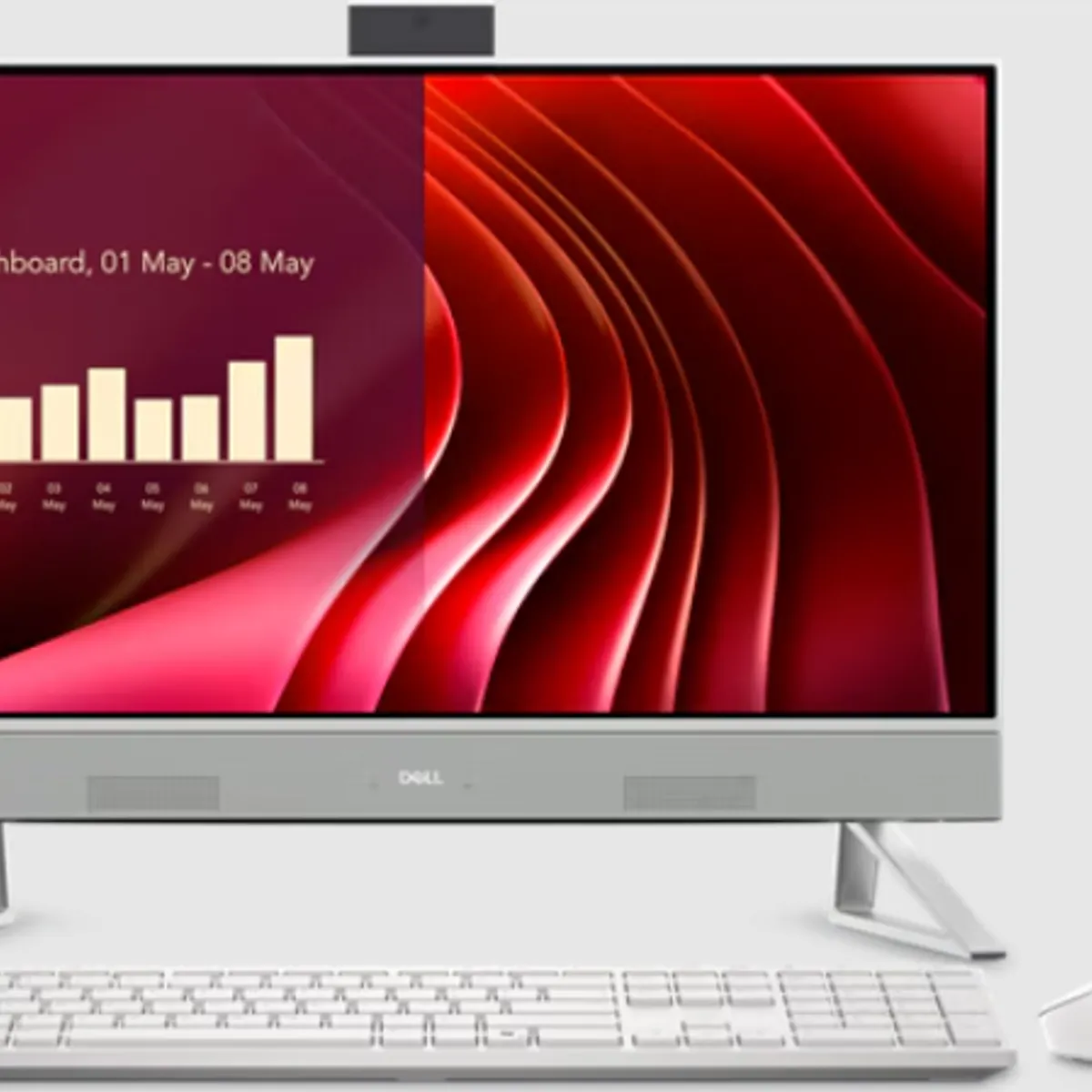 DELL - Dell 24" All-in-One Desktop Intel Core 7 150U 16GB RAM Memory 512GB FHD Touch  Screen Windows 11