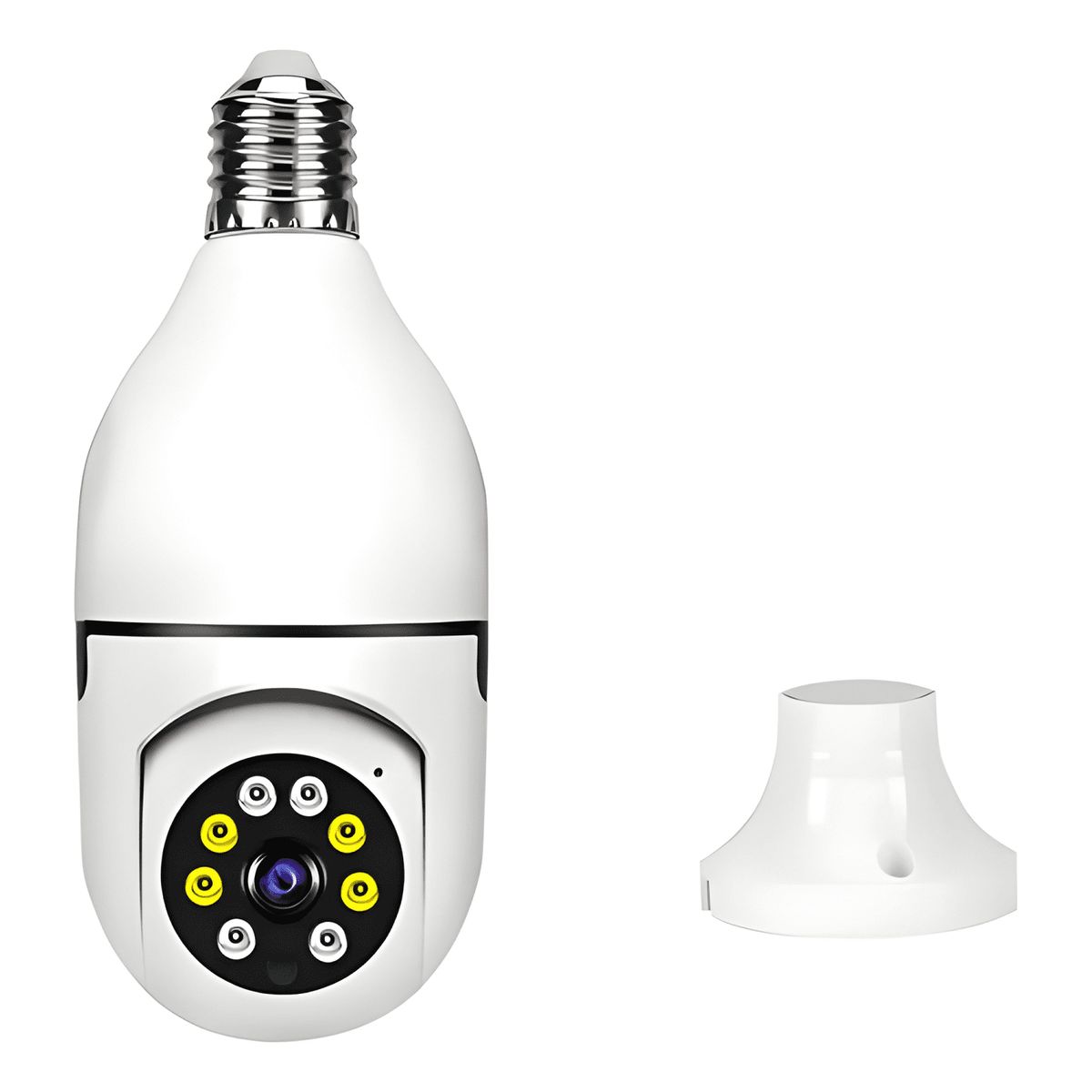 GENERICO - Cámara de Seguridad Ampolleta E27 Wifi Panorámica 360