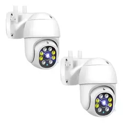 GENERICO - Pack X 2 Cámara de Seguridad Infrarrojo con Movimiento Hd