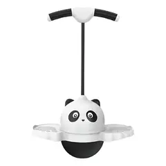 GENERICO - Saltador Interactivo de Equilibrio o Pelota Saltarina para Niños Diseño de Panda en Negro