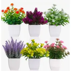 GENERICO - Pack 6 Plantas Artificiales