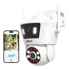GENERICO - Cámara de Seguridad Wifi Ip 4mp de Doble Visión Plus