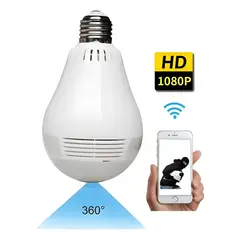 GENERICO - Cámara de Seguridad Ampolleta Ip 360º Wifi Hd Vigilancia Plu