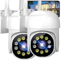 GENERICO - Pack X2 Camaras Ip Smart Wifi Infrarrojo Externointerno Hd